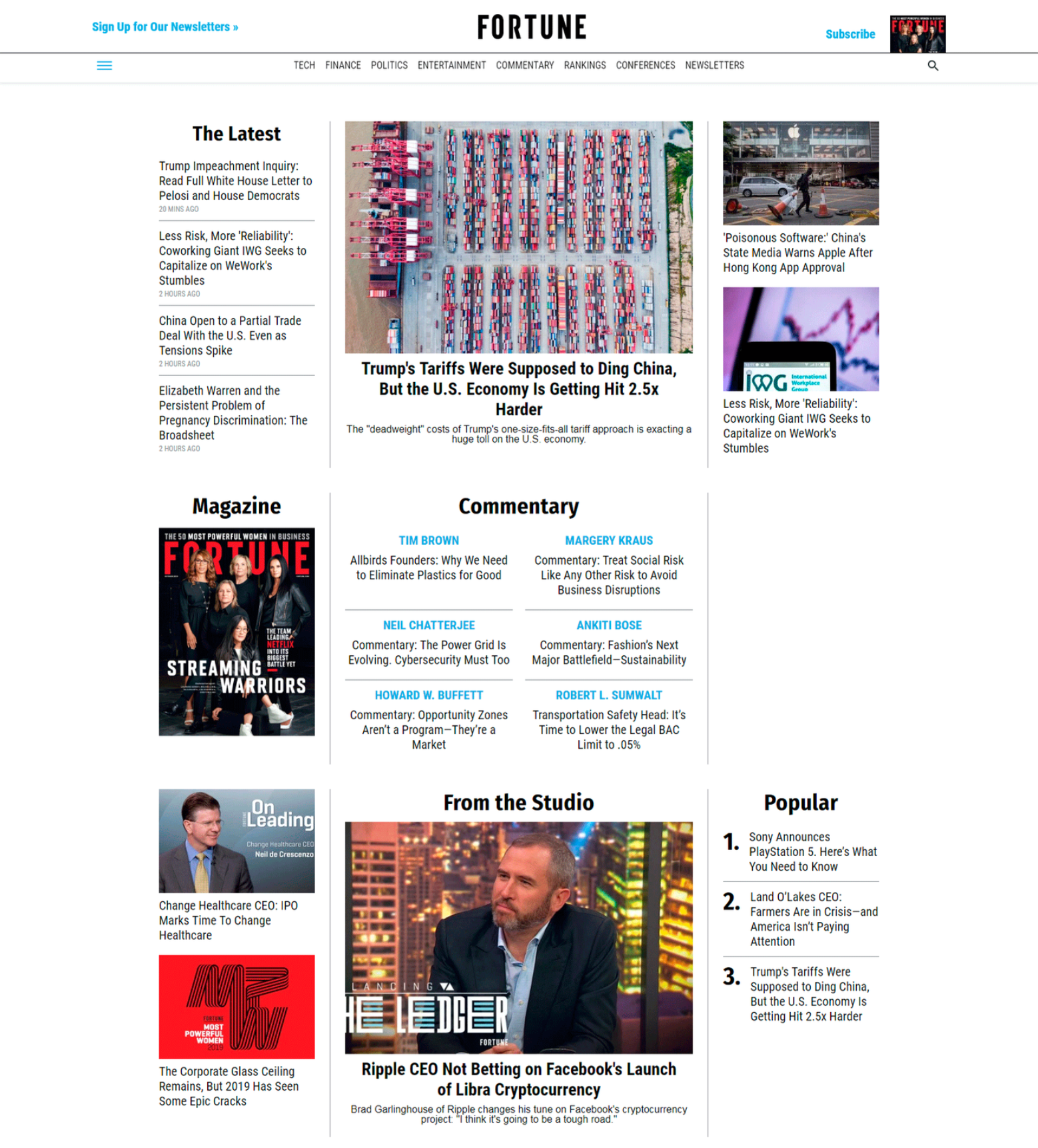 Fortune Magazine screenshot 2